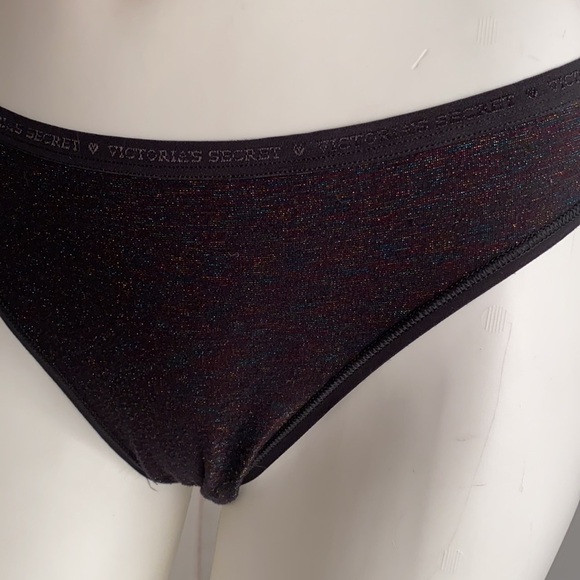 Victoria’s Secret iridescent black bikini panty L - Picture 4 of 11